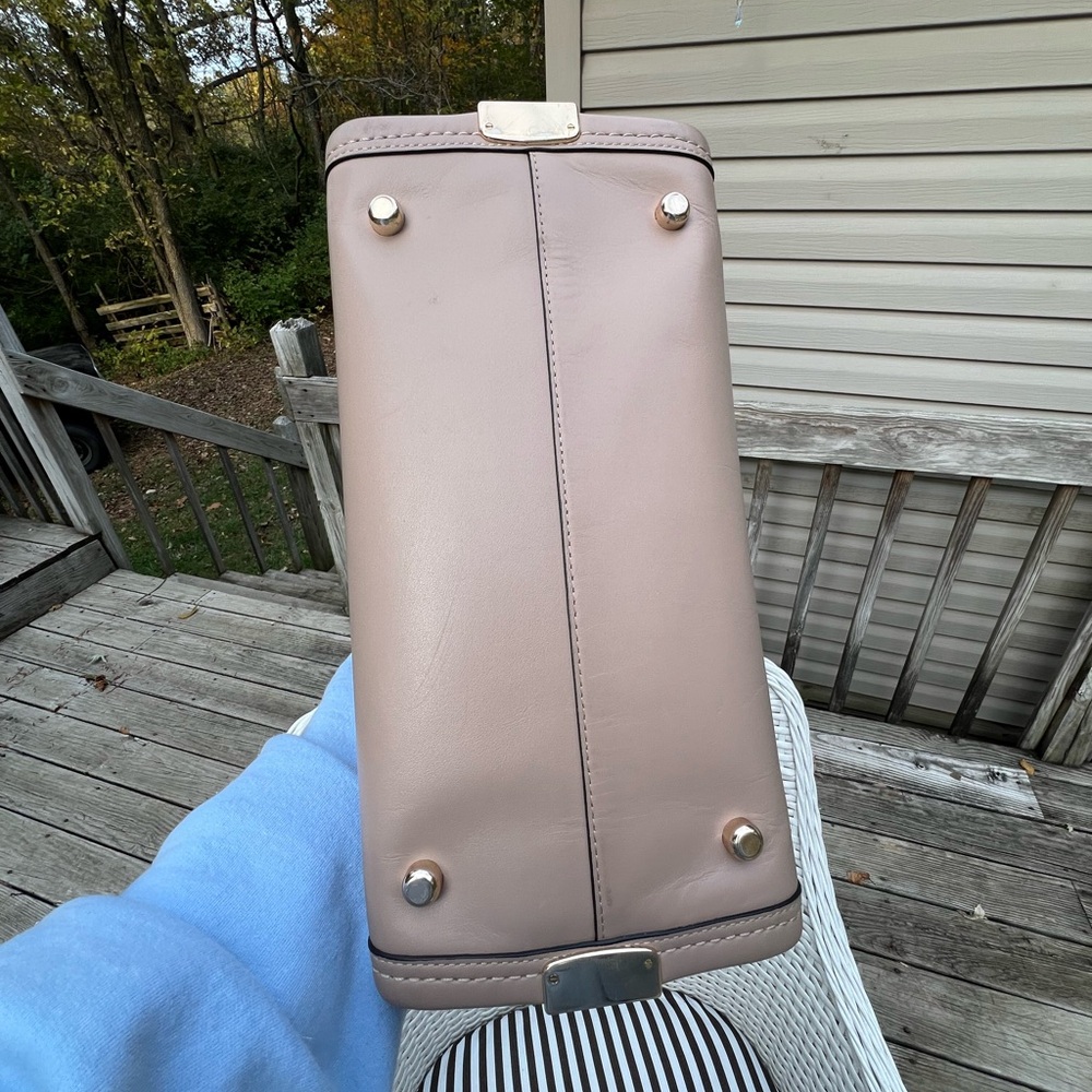 Coach Colorblock EXOTIC SWAGGER Satchel Python STONE Black White 36496 - Picture 9 of 16